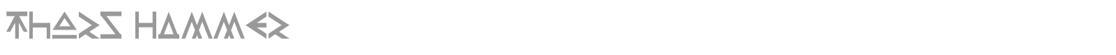 Thors Hammer font preview